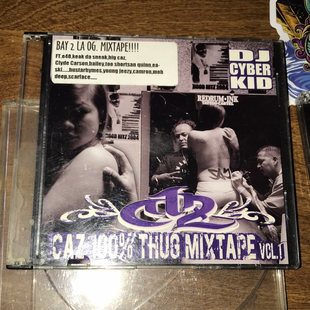 Caz 100% thug mixtape cd used poor condition
